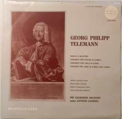 Georg Philipp Telemann, Die Zagreber Solisten*, Antonio Janigro - Concertos (LP, Mono)