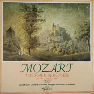 Mozart*, Josef Suk, Das Prager Kammerorchester* - Haffner Serenade Nr. 7 In D-Dur, KV 250 (LP)
