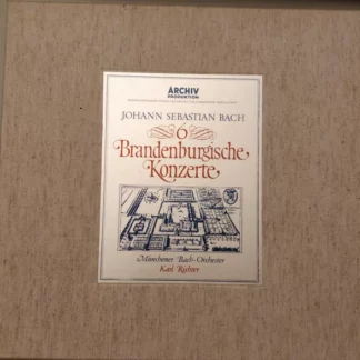 Johann Sebastian Bach – Münchener Bach-Orchester, Karl Richter - 6 Brandenburgische Konzerte (2xLP + Box)