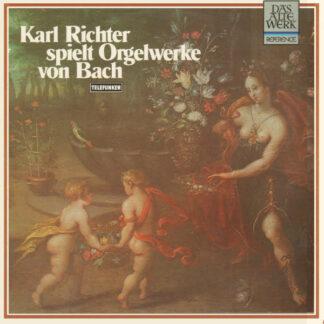 Karl Richter, Bach* - Karl Richter Spielt Orgelwerke Von Bach (LP, RE)