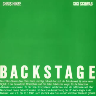 Chris Hinze - Sigi Schwab* - Backstage (LP, Album)