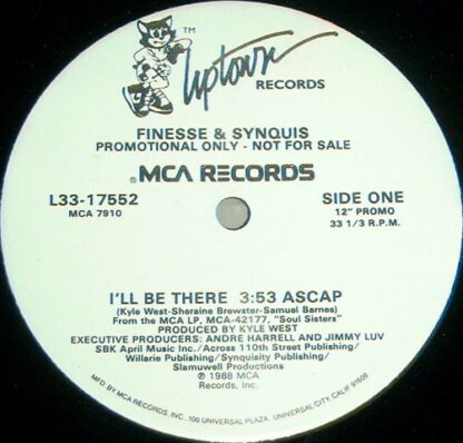 Finesse & Synquis - I'll Be There (12", Promo)