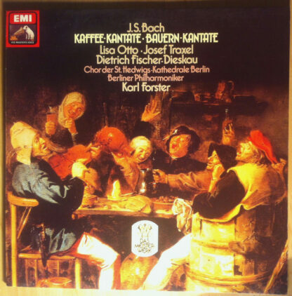 Bach* - Dietrich Fischer Dieskau*, Lisa Otto, Josef Traxel, Berliner Philharmoniker, Karl Forster - Kaffee-Kantate - Bauernkantate (LP)
