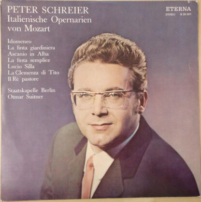 Peter Schreier, Mozart* - Italienische Opernarien Von Mozart (LP)