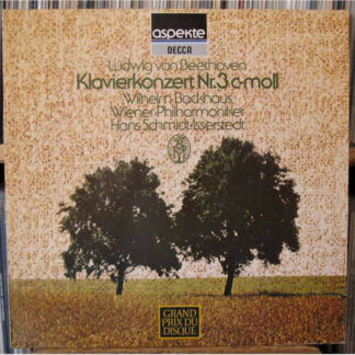 Beethoven* / Wilhelm Backhaus / Wiener Philharmoniker / Hans Schmidt-Isserstedt - Klavierkonzert No. 3 C-Moll / "Mondschein Sonate" (LP, Album)