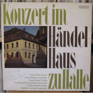Georg Friedrich Händel - Konzert Im Händel-Haus Zu Halle (LP, RP, Blu)