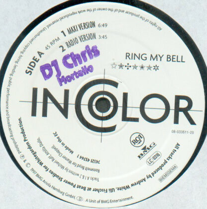 In Color - Ring My Bell (12")