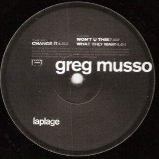 Greg Musso - Change It (12")