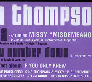 Gina Thompson - Ya Di Ya / Take My Number Down (12")
