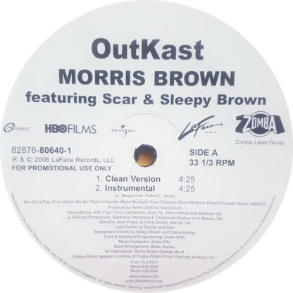 OutKast - Morris Brown (12", Promo)