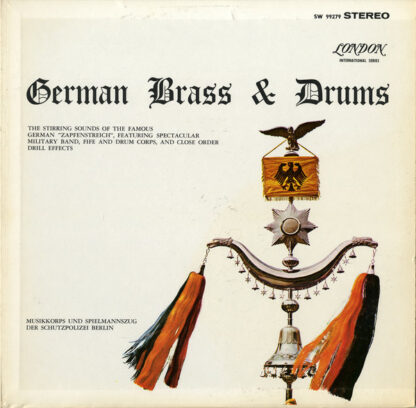 Musikkorps Der Schutzpolizei Berlin - German Brass & Drums (LP)
