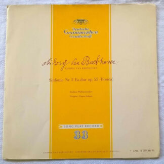 Beethoven* - Berliner Philharmoniker / Eugen Jochum - Symphonie Nr. 3 Es-Dur Op. 55 "Eroica" (LP, Mono, sti)
