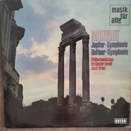 Mozart*, Philharmonisches Orchester Israel*, Josef Krips - Jupiter-Symphonie / Haffner-Symphonie (LP)