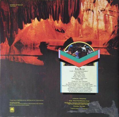 Rick Wakeman - Journey To The Centre Of The Earth (LP, Album, Gat)