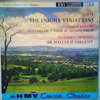 Elgar*  /  Vaughan Williams*, Sir Malcolm Sargent | The Philharmonia Orchestra* - The Enigma Variations / Fantasia On A Theme By Thomas Tallis (LP, Album)