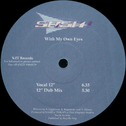 Sash! - With My Own Eyes (2x12")
