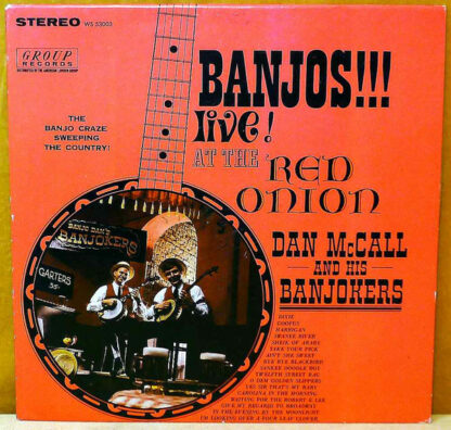 Dan McCall and his Banjokers - Banjos!!! Live! At The Red Onion (LP, Album)