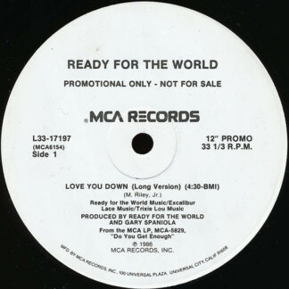 Ready For The World - Love You Down (12", Single, Promo)