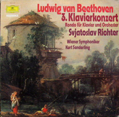 Ludwig van Beethoven — Svjatoslav Richter* - Wiener Symphoniker, Kurt Sanderling - 3. Klavierkonzert / Rondo Für Klavier Und Orchester (LP, RE)