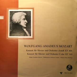 Wolfgang Amadeus Mozart, Walter Gieseking, Philharmonia Orchester London*, Hans Rosbaud - Konzert Für Klavier Und Orchester D-Moll KV 466 / Konzert Für Klavier Und Orchester C-Dur KV 503 (LP, Album, Mono, Gat)