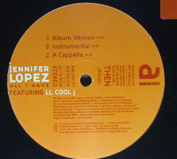 Jennifer Lopez - I'm Gonna Be Alright (Track Masters Remix) (12", Promo)