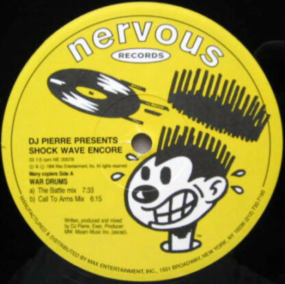 DJ Pierre Presents Shock Wave Encore - War Drums / Wonderful (12")