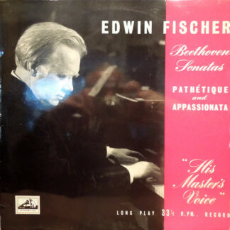 Edwin Fischer, Beethoven* - Sonatas: "Pathetique" And "Appassionata" (LP, Mono)