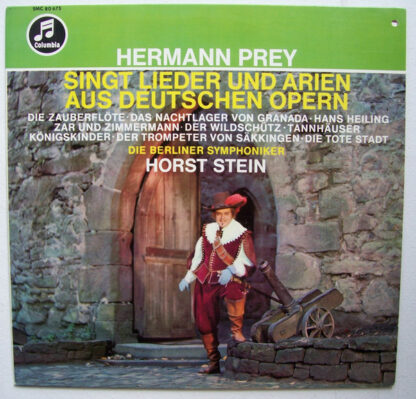 Hermann Prey, Die Berliner Symphoniker*, Horst Stein - Singt Lieder Und Arien Aus Deutschen Opern (LP, Album)