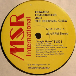 Howard Headhunter And The Survival Crew - Jungle House (12")
