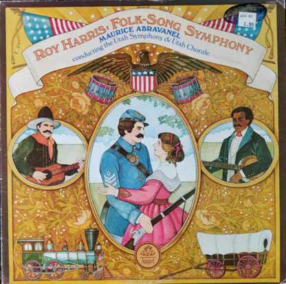 Roy Harris, Maurice Abravanel*, Utah Symphony*, Utah Chorale - Folk-Song Symphony (LP, Album, Quad)