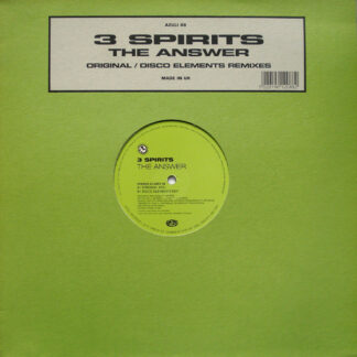 3 Spirits - The Answer (Original / Disco Elements Remixes) (12")