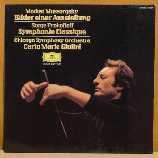 Carlo Maria Giulini, Chicago Symphony Orchestra* - Mussorgsky* / Prokofieff* - Bilder Einer Ausstellung / Symphonie Classique (LP, Club)