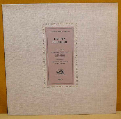 Ewdin Fischer* - J.S. Bach* - Concertos Pour Piano N° 1 En Ré Mineur, N° 4 En La Mineur, N°5 En Fa Mineur (LP, Mono, M/Print)