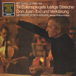 Richard Strauss, Herbert von Karajan, Wiener Philharmoniker - Till Eulenspiegels Lustige Streiche ⋅ Don Juan ⋅ Tod Und Verklärung (LP, Comp)