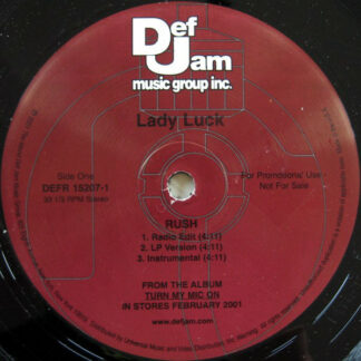 Lady Luck - Rush (12", Promo)
