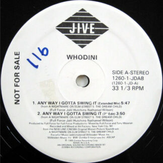 Whodini - Any Way I Gotta Swing It (12", Promo)