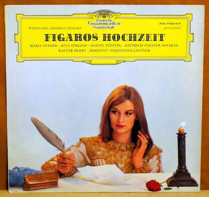 Wolfgang Amadeus Mozart, Berliner Philharmoniker, Ferdinand Leitner - Figaros Hochzeit (Querschnitt) (LP, Mono)