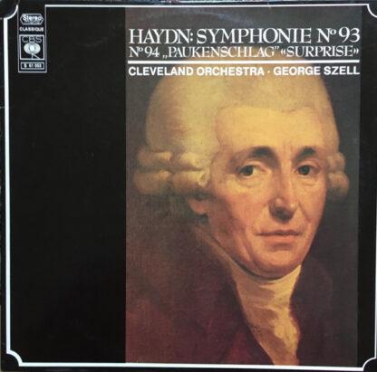 Haydn* / The Cleveland Orchestra -  Symphonie no 93 In D-dur / Symphonie no. 94 In G-dur "Paukenschlag" "Surprise" (LP, Album)