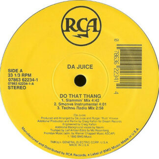 Da Juice - Do That Thang (12")