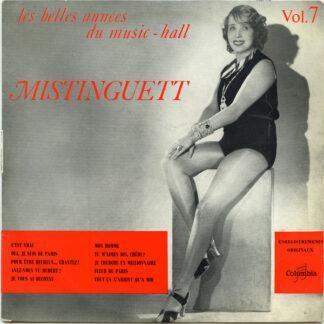 Mistinguett - Les Belles Années Du Music-Hall Vol. 7 (10", Comp, Mono)