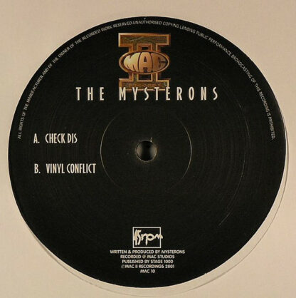 The Mysterons - Check Dis / Vinyl Conflict (12")