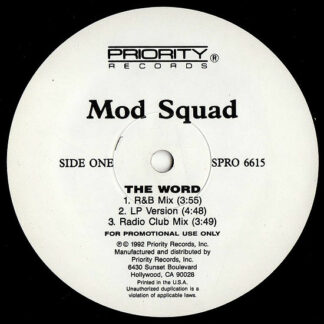 Mod Squad (2) - The Word (12", Promo)