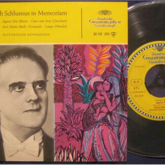 Heinrich Schlusnus - Heinrich Schlusnus In Memoriam (7", EP, Mono)