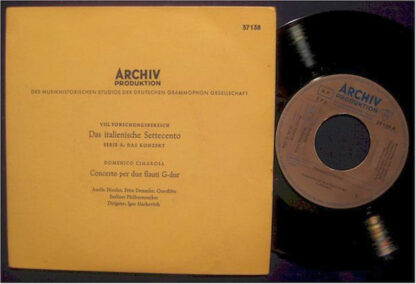 Domenico Cimarosa, Berliner Philharmoniker, Igor Markevitch - Concerto Per Due Flauti G-dur (7", EP, Mono)