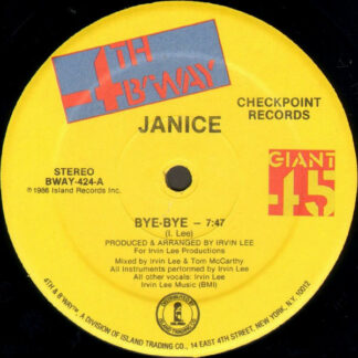 Janice - Bye-Bye (12")