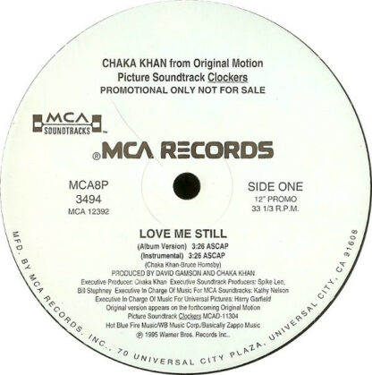 Chaka Khan - Love Me Still (12", Promo)