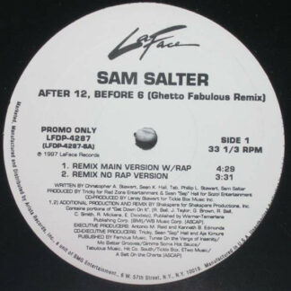 Sam Salter - After 12, Before 6 (Ghetto Fabulous Remix) (12", Promo)