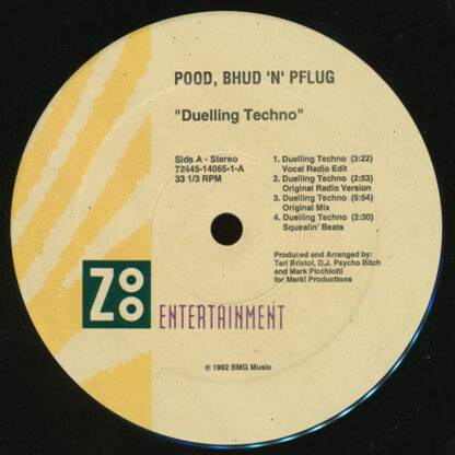 Pood, Bhud, 'N' Pflug - Duelling Techno (12")