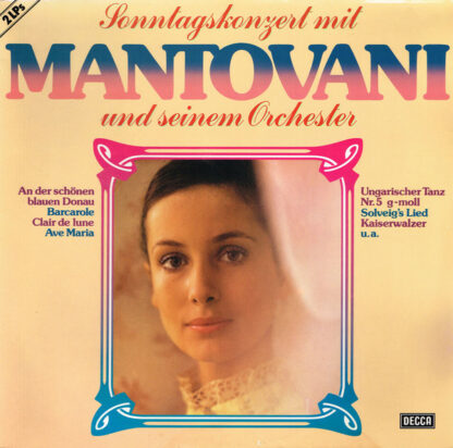 Mantovani Und Seinem Orchester* - Sonntagskonzert Mit Mantovani Und Seinem Orchester (2xLP, Comp, RE)