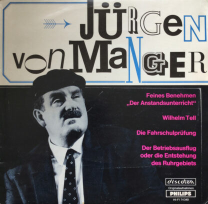Jürgen von Manger - Jürgen Von Manger (LP, Mono, Club)